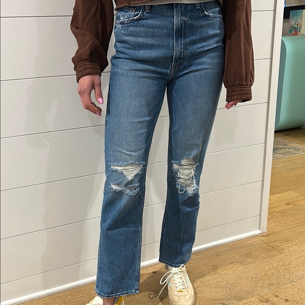Mother high waisted study hover